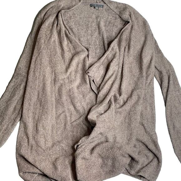 Barefoot Dreams Cozy Cardigan in Beige - Picture 1 of 5